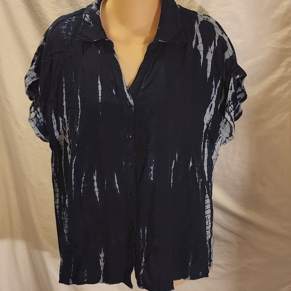 STYLE&CO XL UNISEX BLUE SHIRT